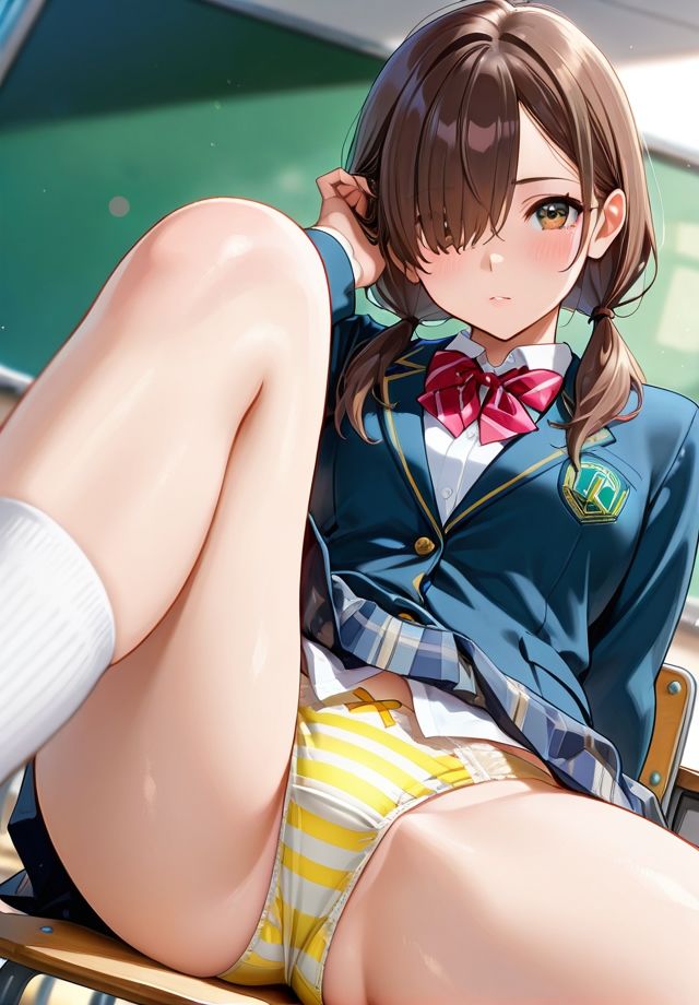 クラスの女子は椅子の座り方が横着過ぎる2 サンプル4ページ目