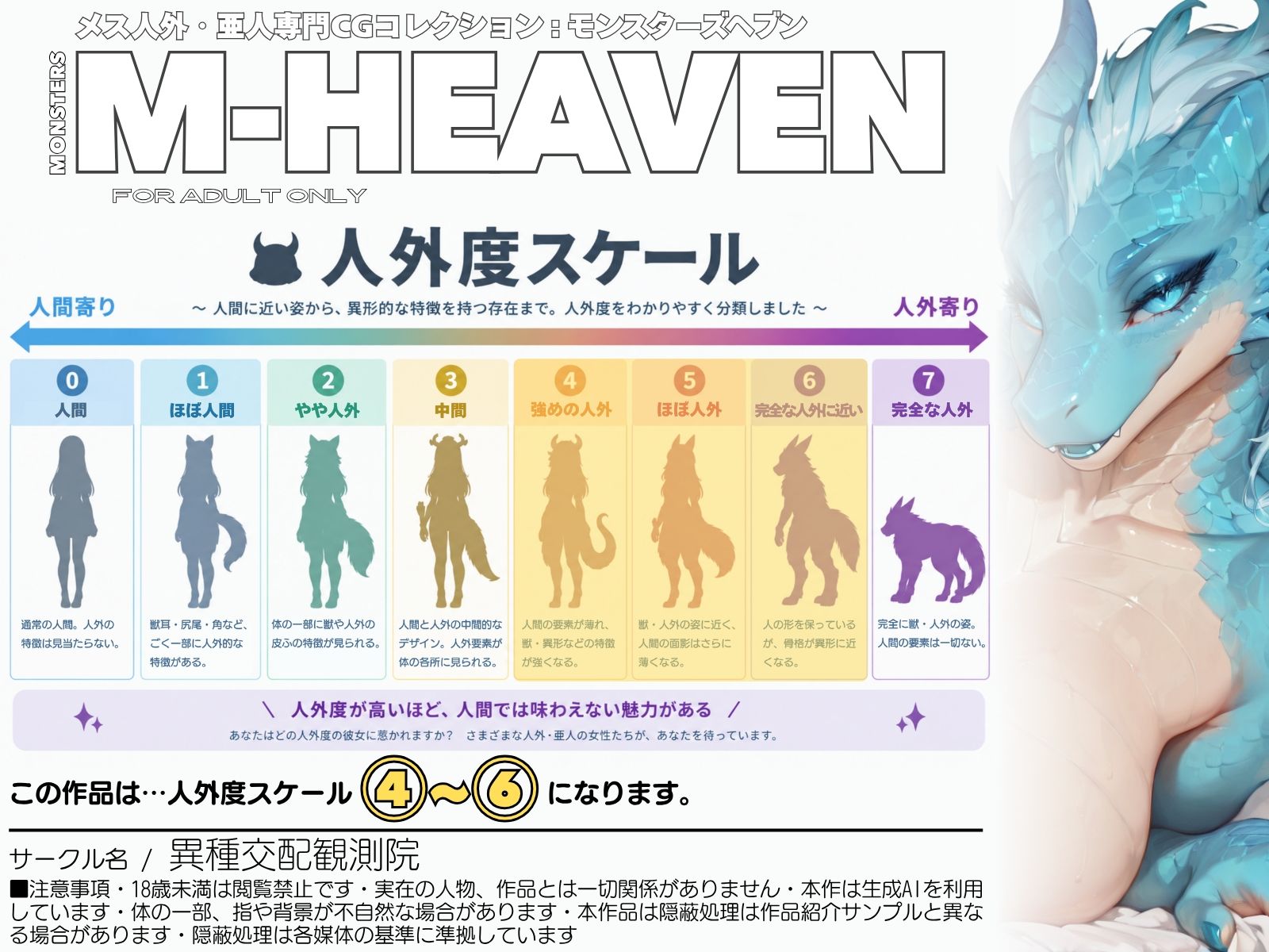 M-HEAVEN Vol.00 （プレ版）竜人・ドラゴニュート特集 サンプル1ページ目