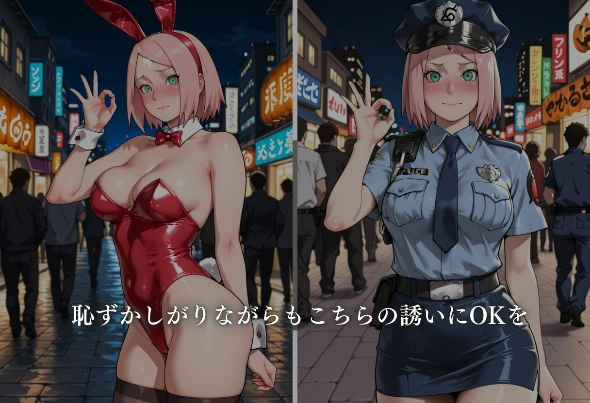 コスプレ嬢ナンパ  春野サクラ サンプル2ページ目