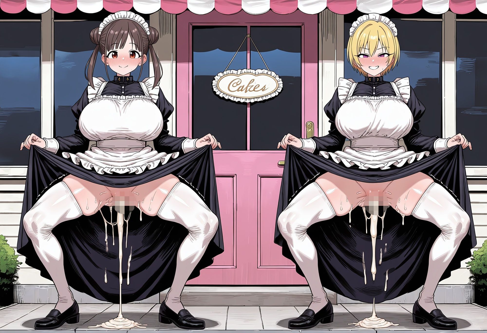 夢幻メイド喫茶 〜ドスケベメイドの裏メニューご奉仕〜 サンプル6ページ目