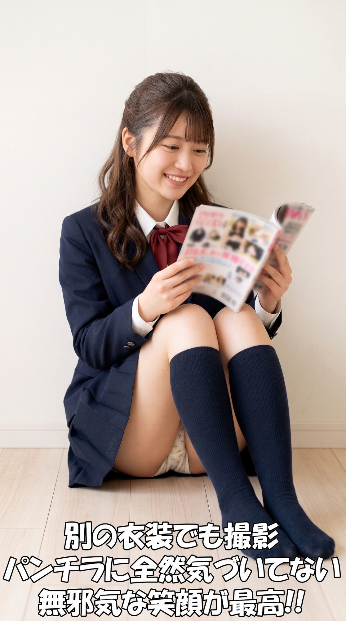 【パンチラ写真集】「雑誌のモデルを探してて…」記者を装って美女を個室へ。真面目な撮影のフリで騙して、無防備なパンチラを激写した記録【超特大500枚】 サンプル4ページ目