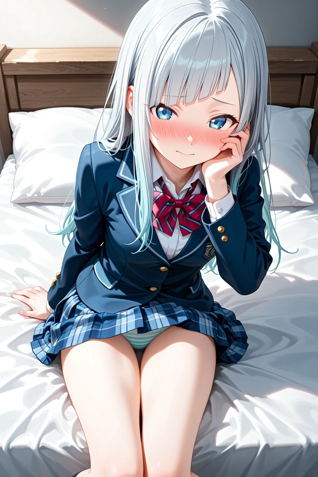 【義妹×背徳】銀髪ロングの妹に自宅で中出ししまくる サンプル1ページ目
