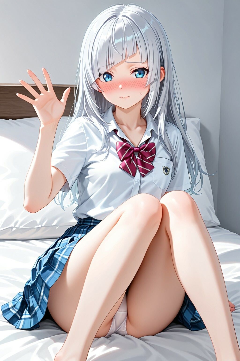 【義妹×背徳】銀髪ロングの妹に自宅で中出ししまくる サンプル2ページ目