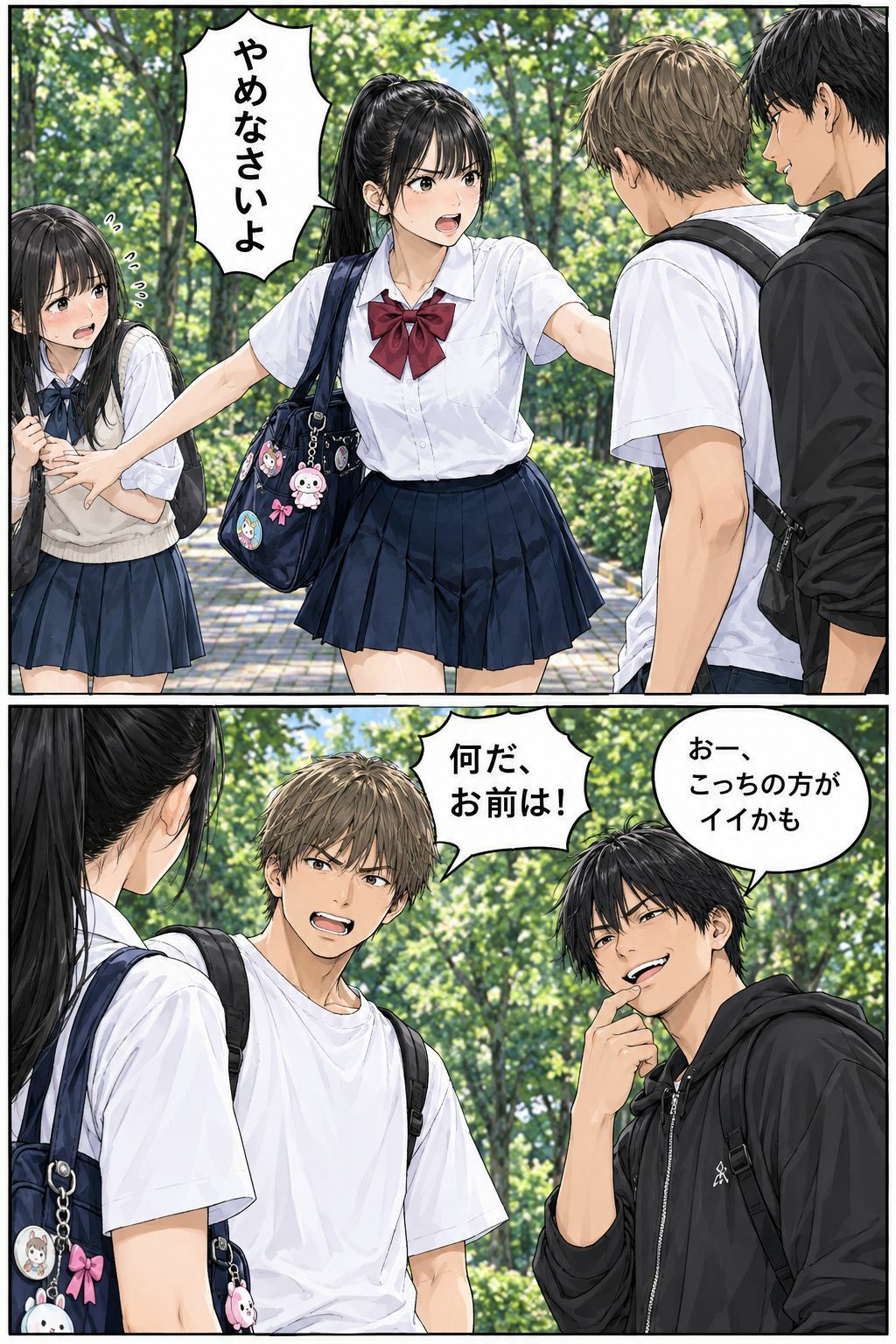 女子校生ぶっかけまくり サンプル3ページ目