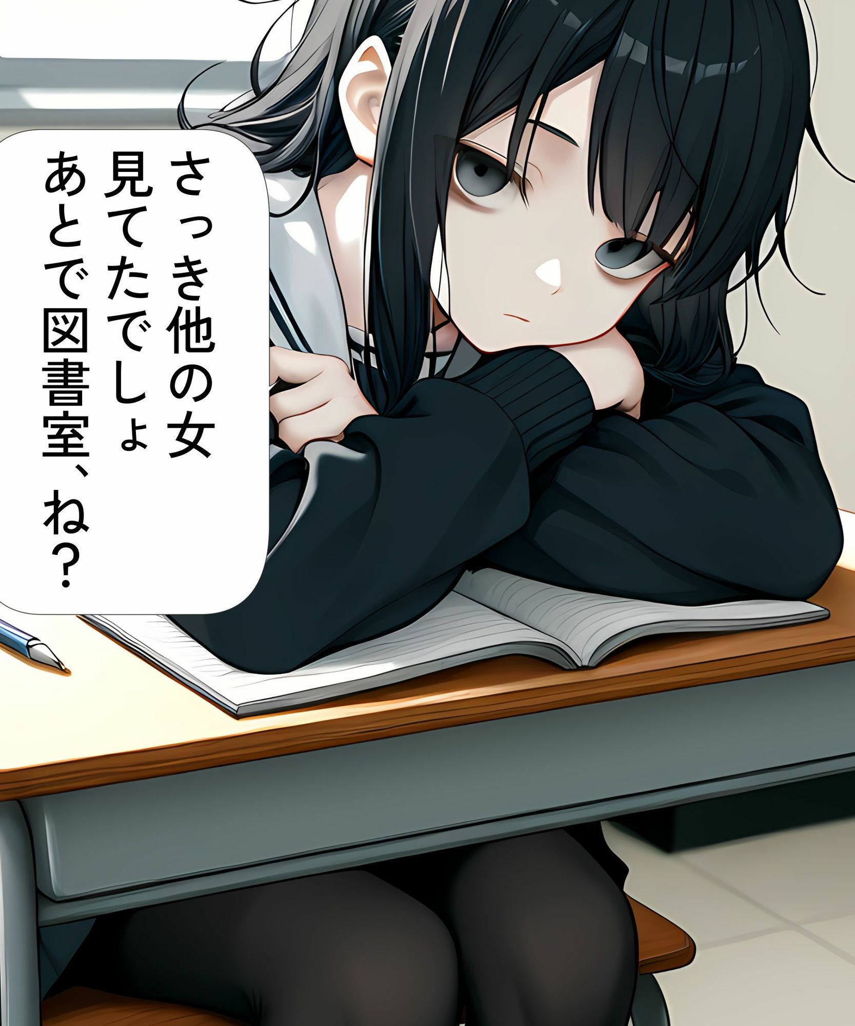 陰キャ女子の専属足コキマゾにされた  〜私以外で興奮したらダメですよ〜 サンプル7ページ目