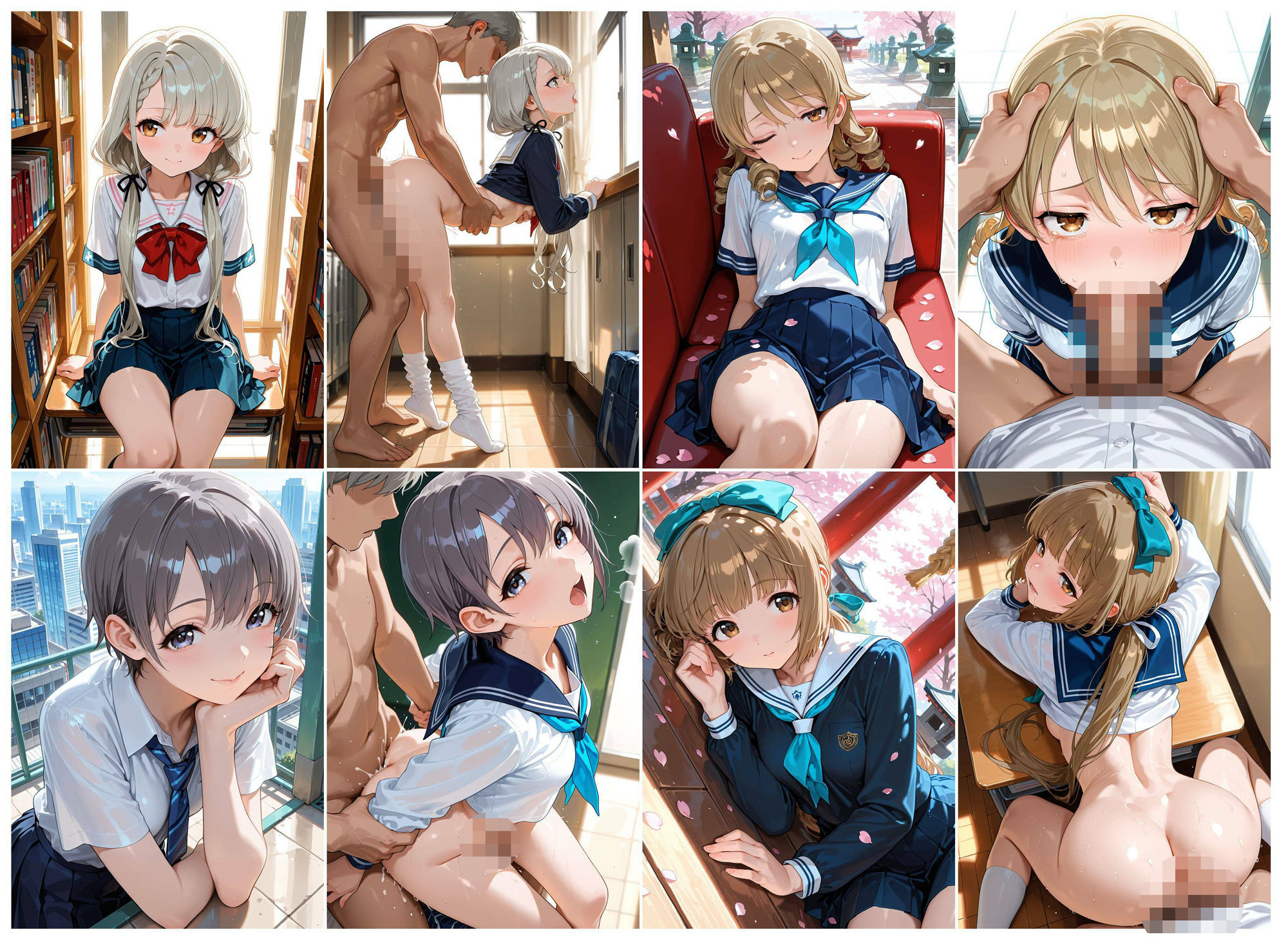 シンデレラアイドルとエッチする話 制服編 サンプル2ページ目