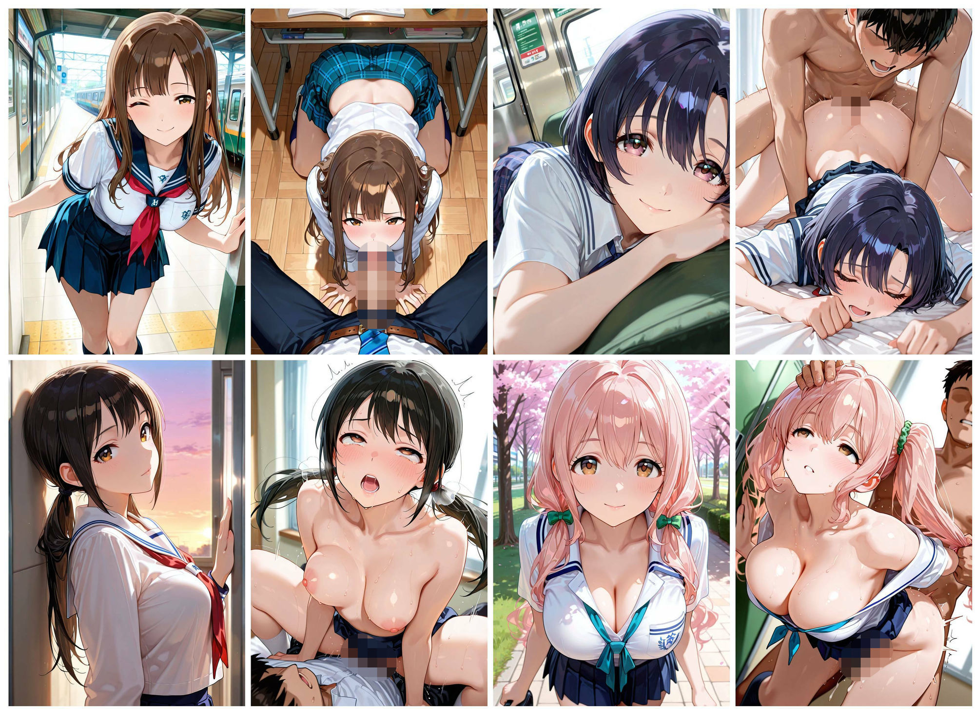 シンデレラアイドルとエッチする話 制服編 サンプル7ページ目