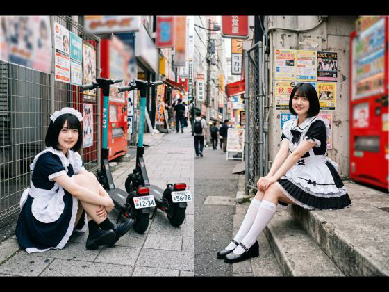 オタク街のメイドさん サンプル4ページ目