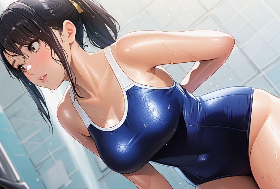 ポニーテールとスクール水着総集編 サンプル6ページ目
