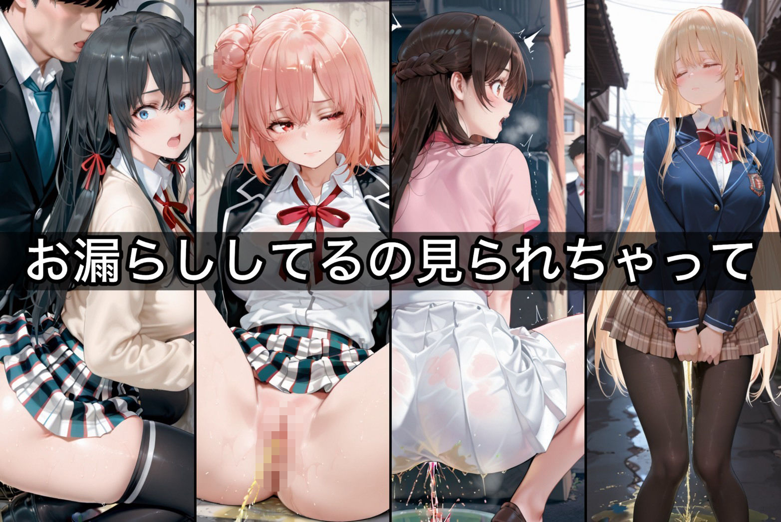 お漏らししちゃって、おま〇こいっぱい犯●れた話4 サンプル1ページ目