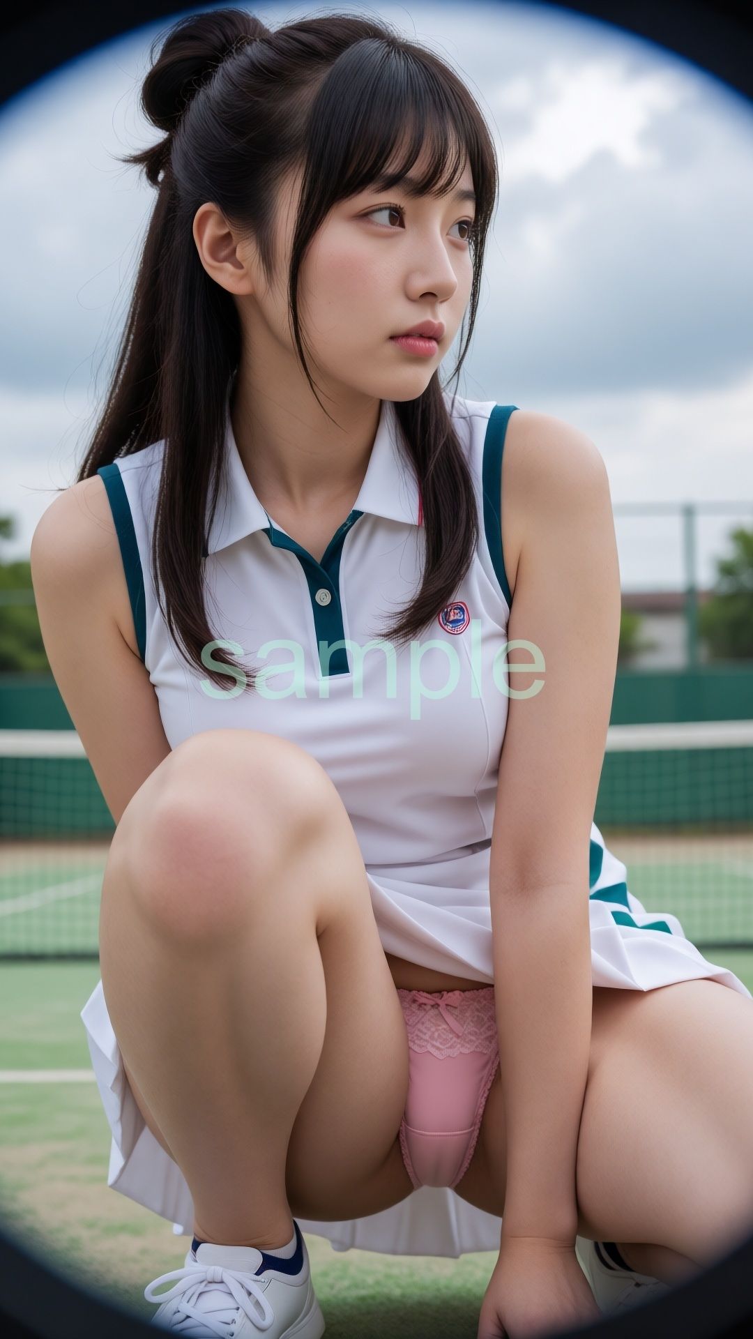 盗撮された女子テニス部 サンプル5ページ目