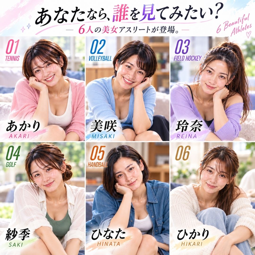 透視メガネ -もしも美女アスリートの服が透けて見えたら- Vol.2 サンプル8ページ目