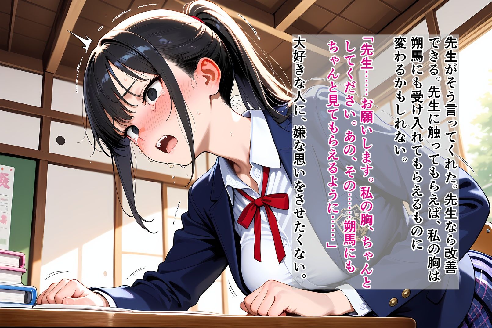 彼氏が問題集を解いている隣の部屋で、私は催●で先生のものになりました_前編 サンプル10ページ目