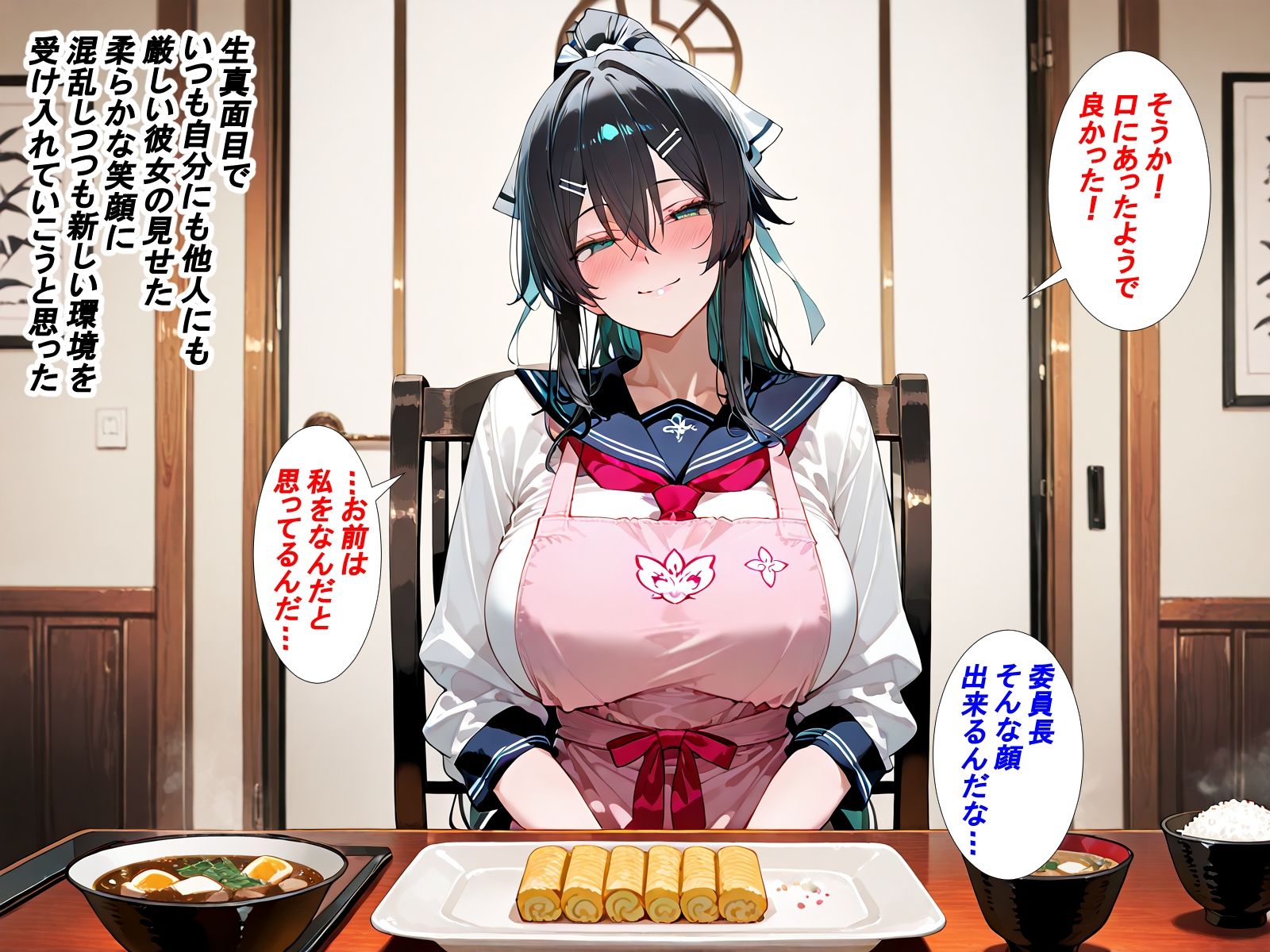 生真面目で凛々しい許嫁はアナルで性処理してくれる サンプル5ページ目