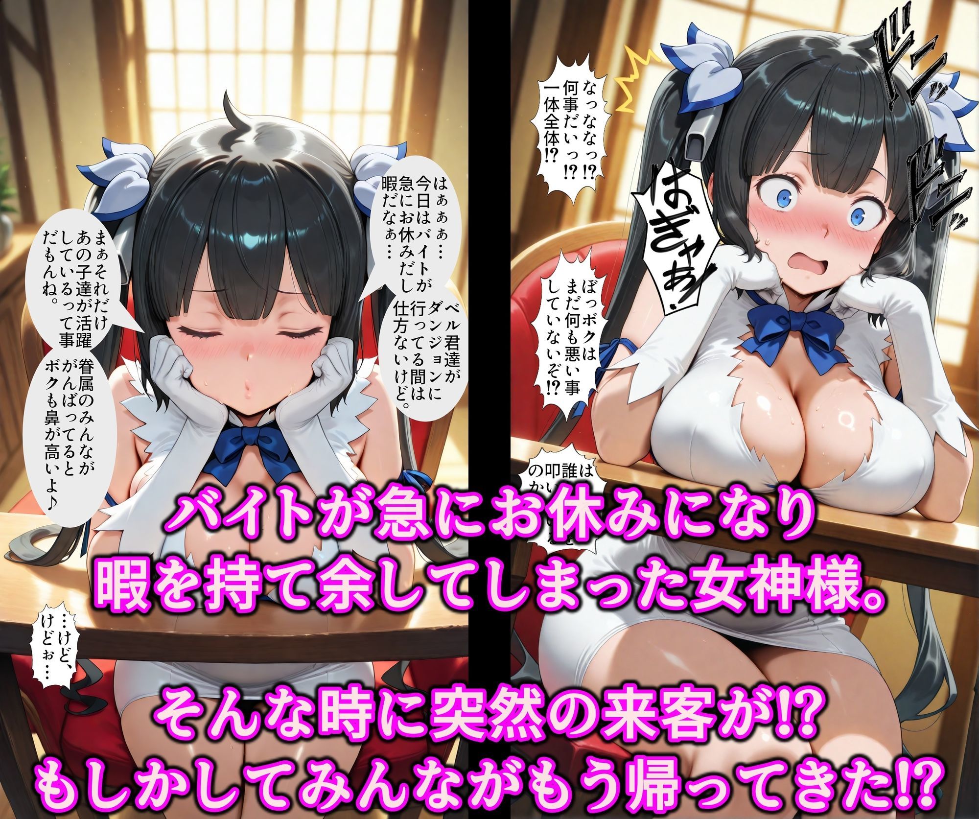 スケベオナホを求めて迷宮都市に！催淫アプリでダブル洗脳アクメ堕ち♪チンポ中毒ヌレヌレまんこに淫乱調教 サンプル2ページ目