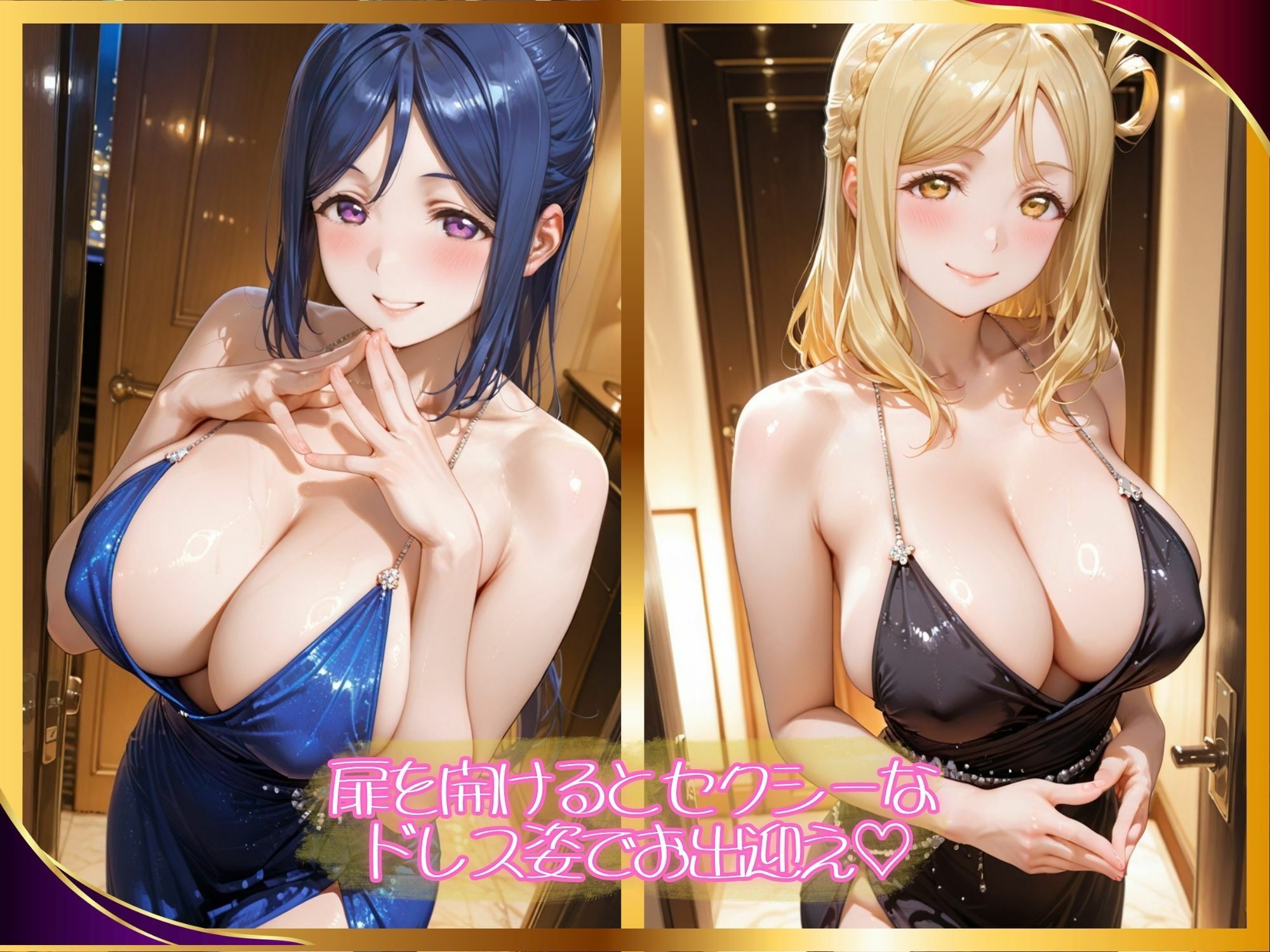 【高級風俗嬢】濃厚ご奉仕 〜ラブラ●ブ！サ●シャイン！！ 松浦 ●南＆小原 ●莉〜 サンプル1ページ目
