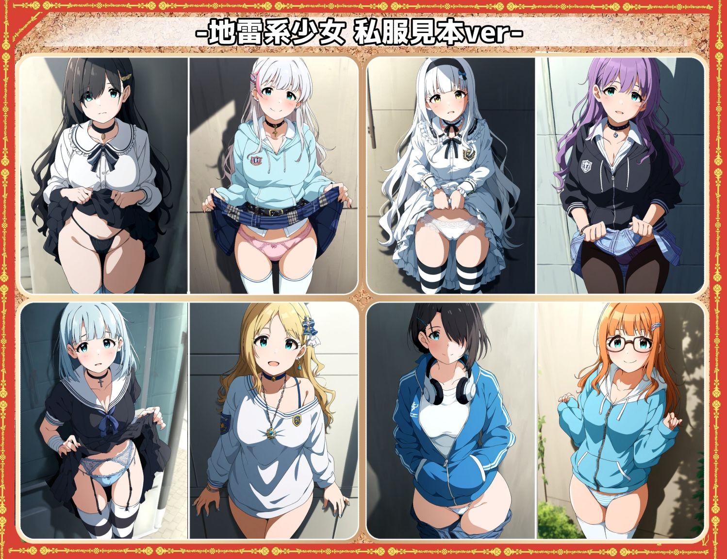 凌●＆わからせフェチ特化 2020年代アニメ作画特集 凌●される地雷系少女たち その1 -500枚を撮影- サンプル6ページ目