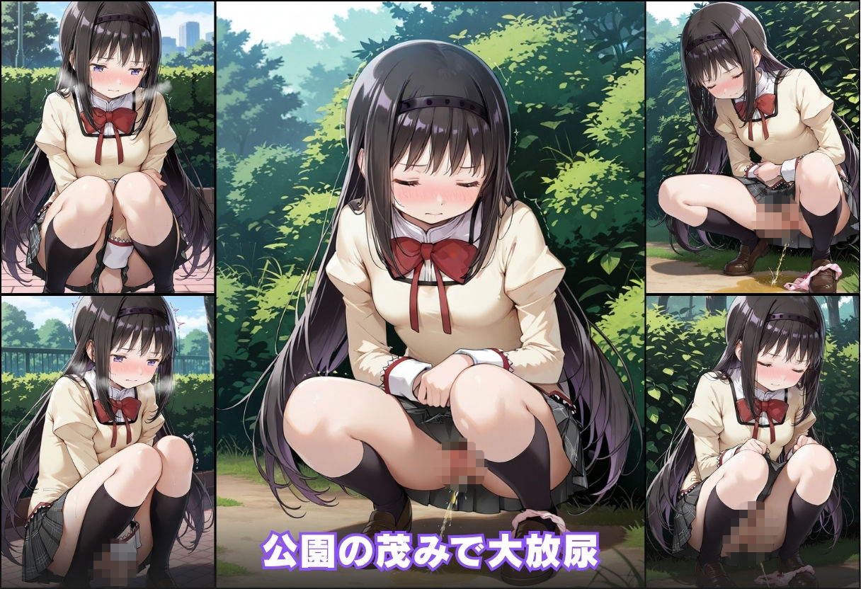 尿意の限界 ドギマギおもらし 暁美ほむら サンプル6ページ目