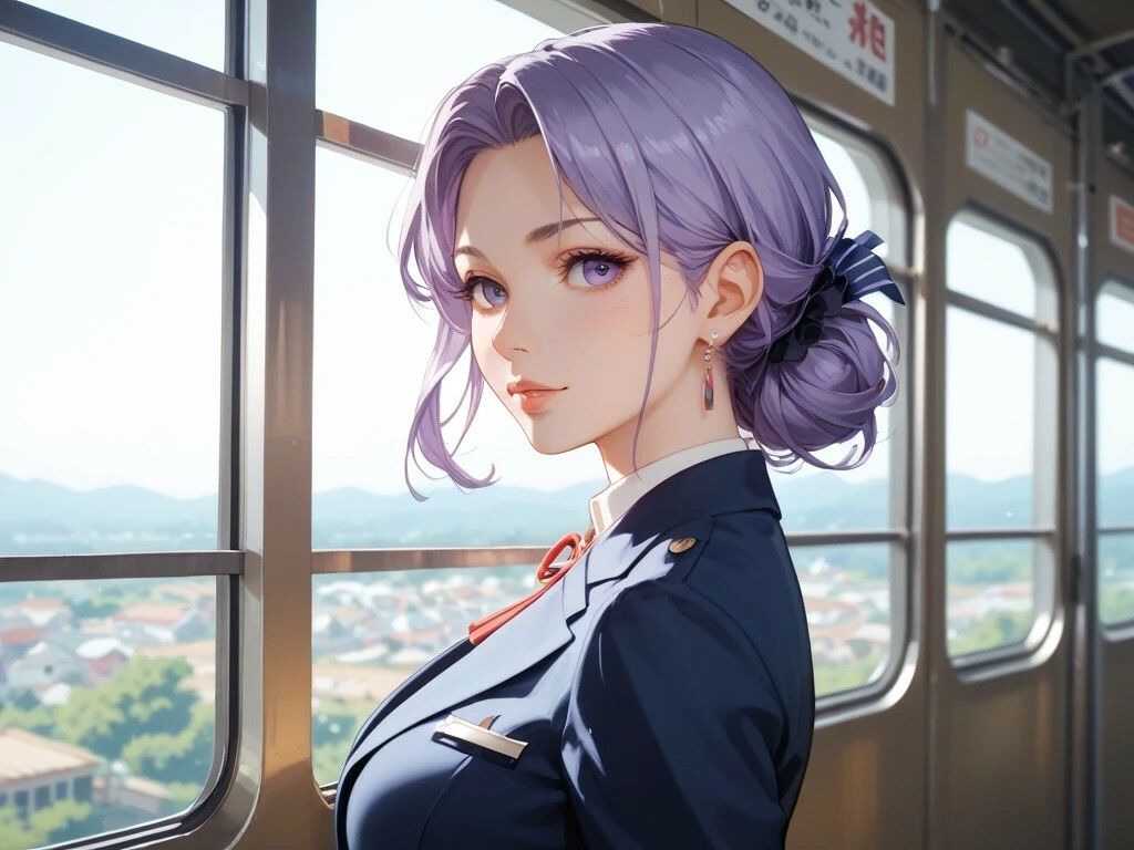 電車プレイと紅葉で佇む美女とショットバープレイとメイドのサービス サンプル1ページ目