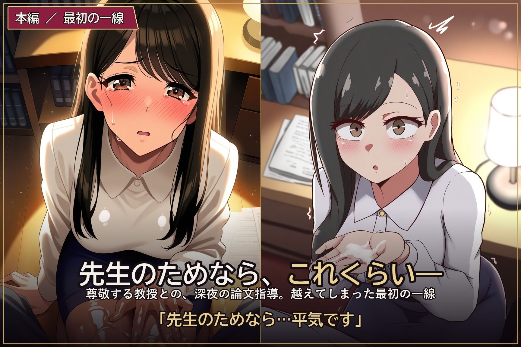 先生のためなら 〜清楚な女子大生が教授に堕ちるまで〜【前編】 サンプル2ページ目