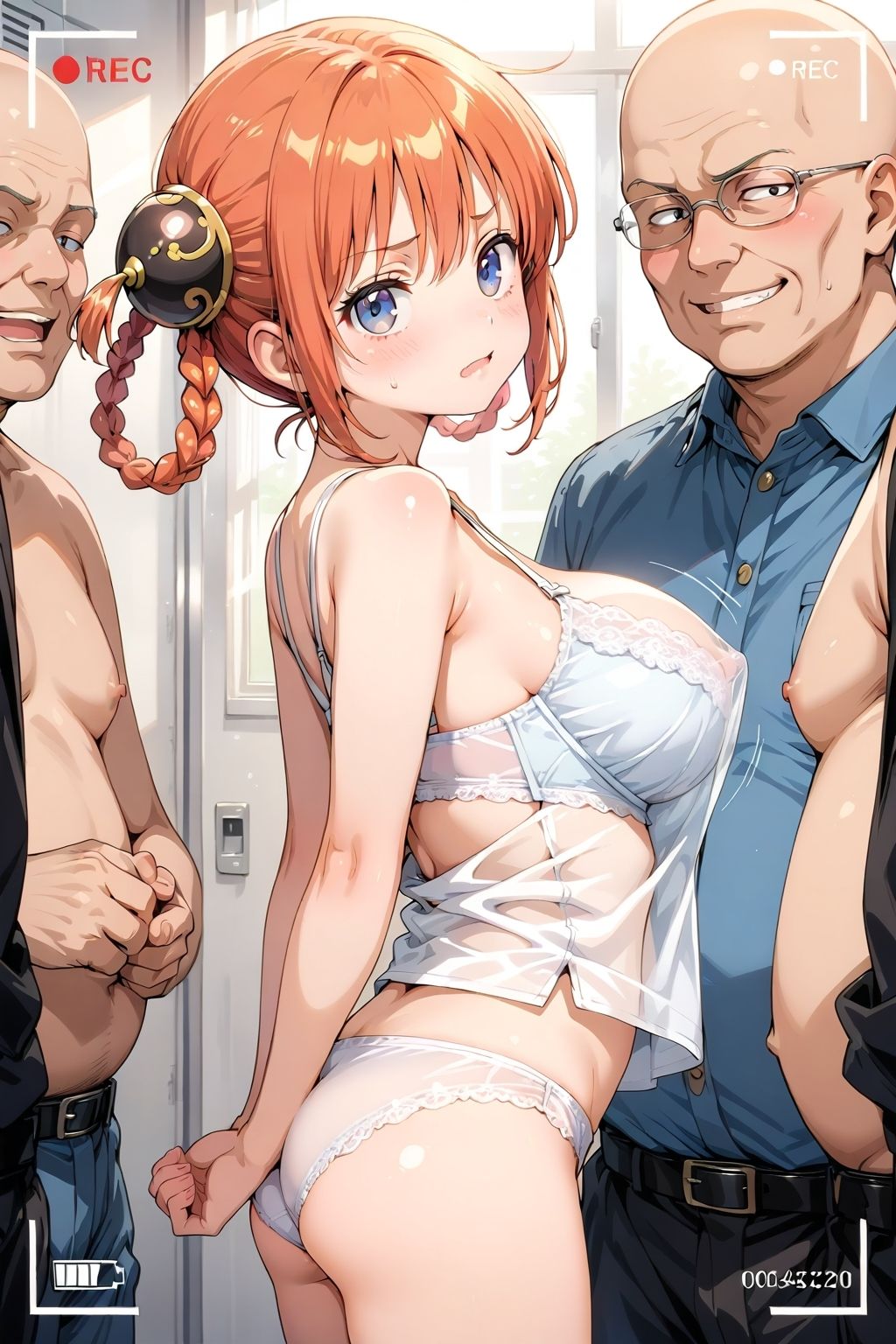 脅迫  狙われた露出少女  神楽姦禁録01（前編） サンプル3ページ目