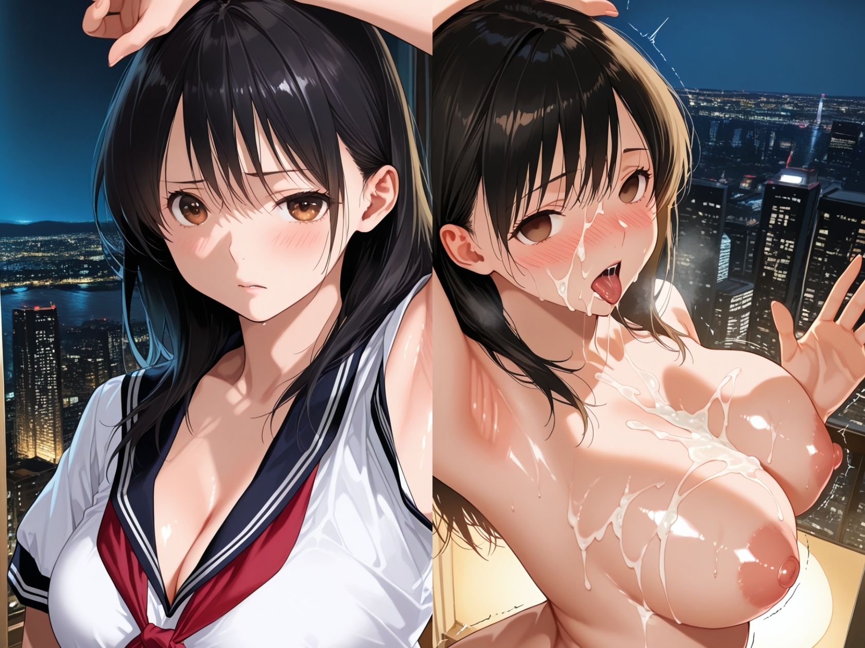 純粋だった彼女の変わり果てた姿 東〇綾編 サンプル1ページ目