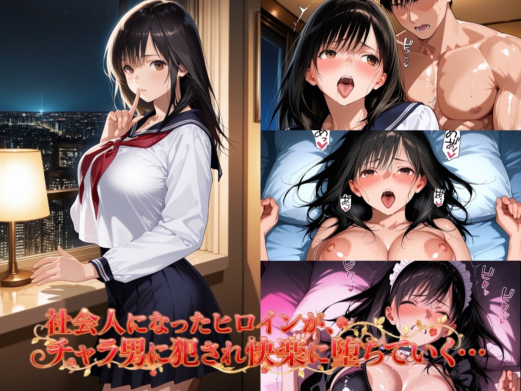 純粋だった彼女の変わり果てた姿 東〇綾編 サンプル2ページ目