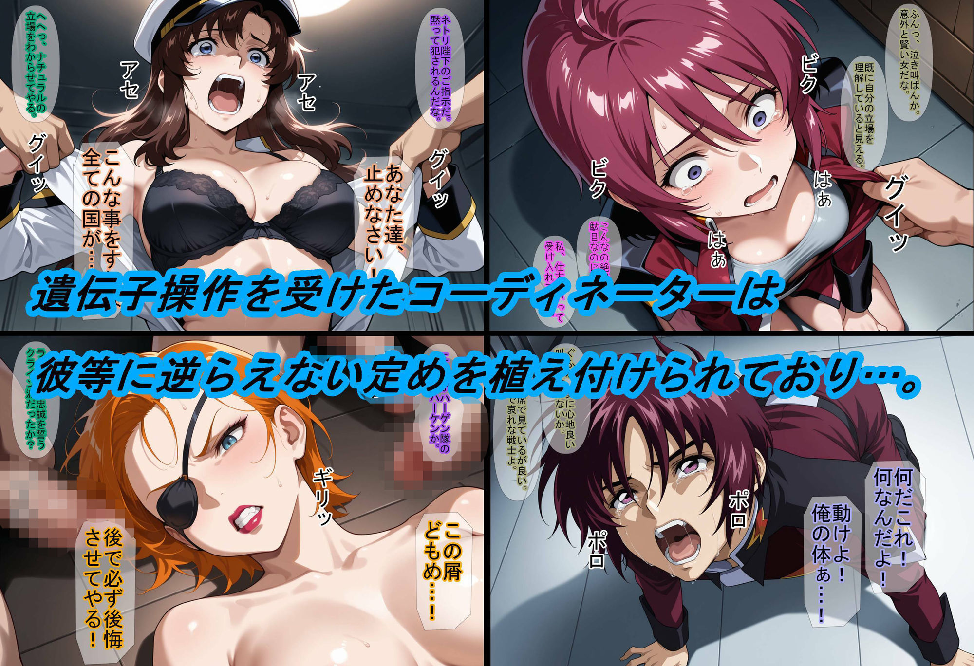 【ガ〇ダムSE〇D】仕組まれた遺伝子 サンプル3ページ目
