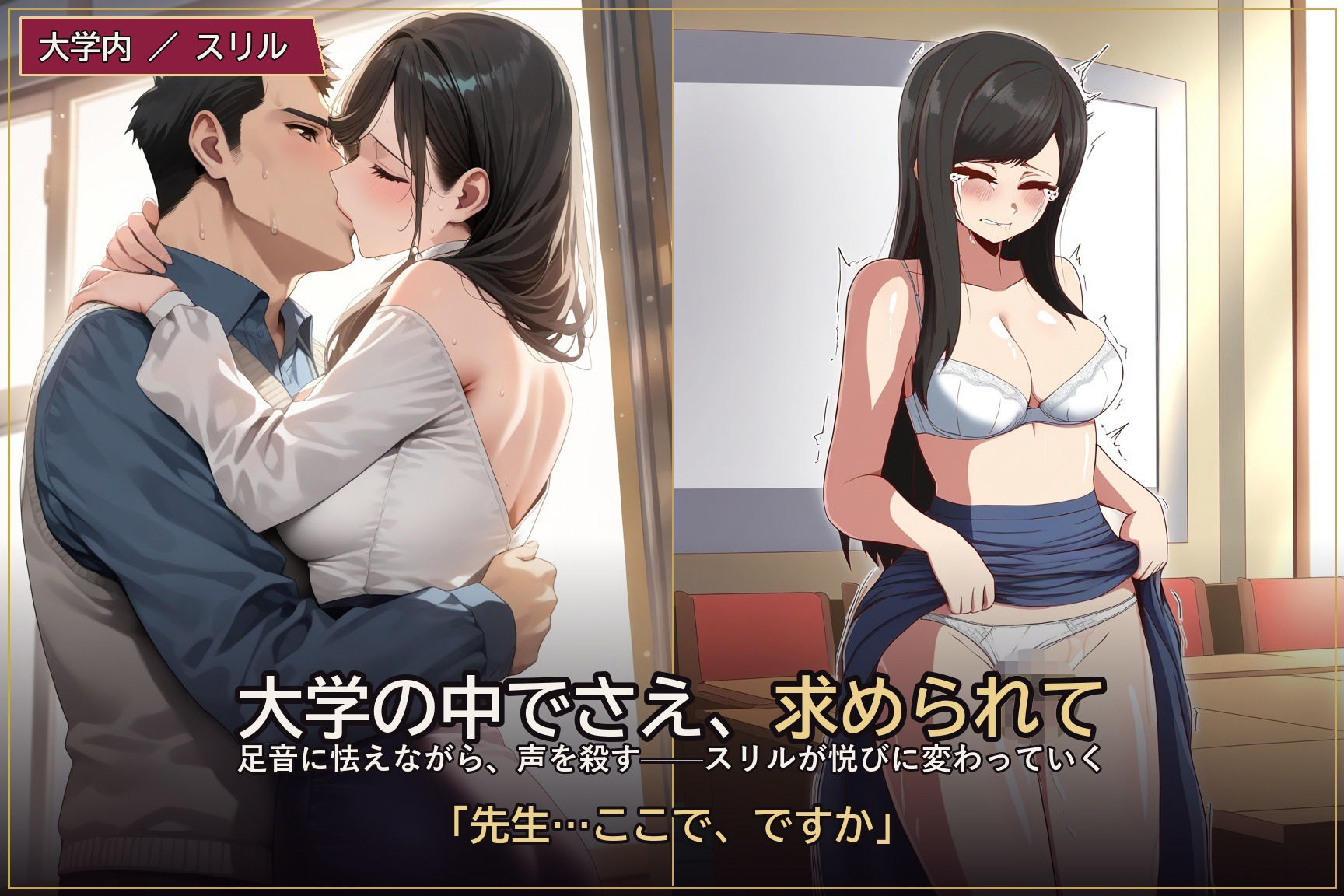 先生のためなら 〜清楚な女子大生が教授に堕ちるまで〜【後編】 サンプル9ページ目