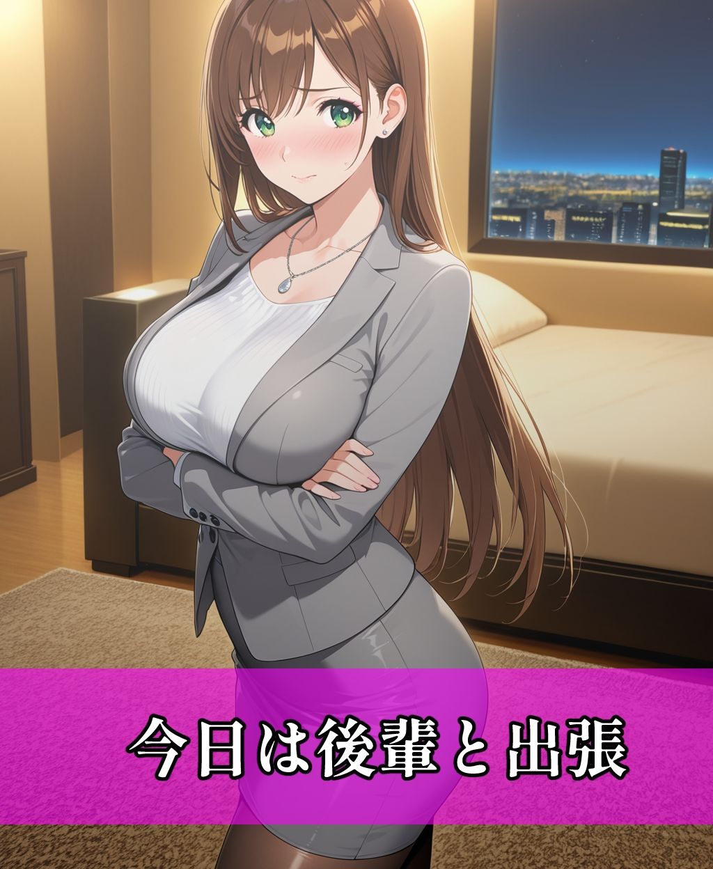 初心な年下後輩をあおり続けたらホテルでなすがままに中出しHされた話 サンプル2ページ目