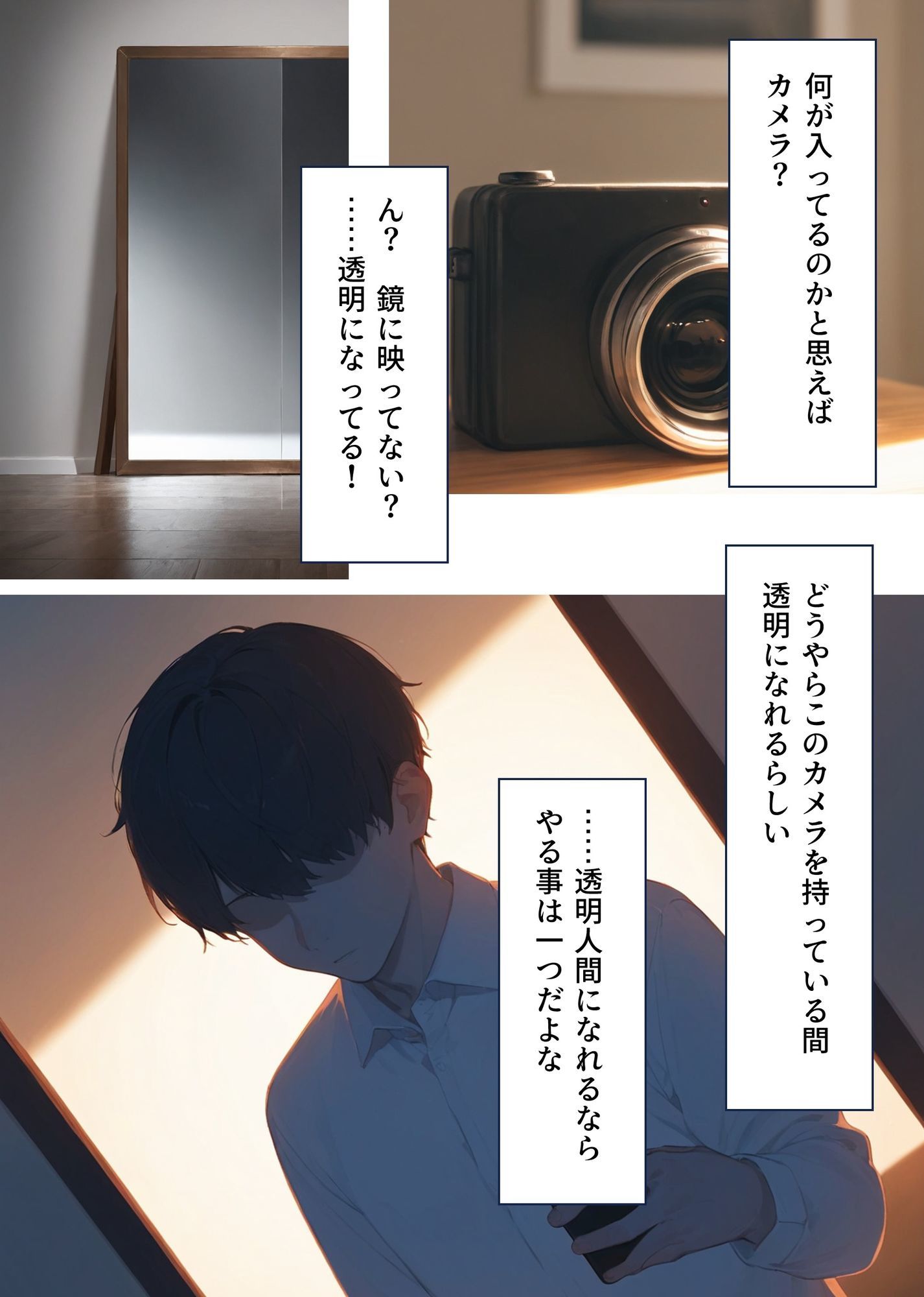 復讐盗撮 透明になれるカメラを手にしたら サンプル2ページ目