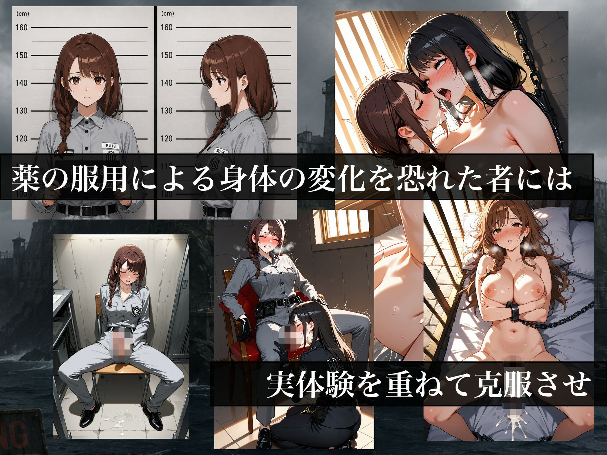 ふたなりサンドイッチ〜監獄編〜 サンプル9ページ目