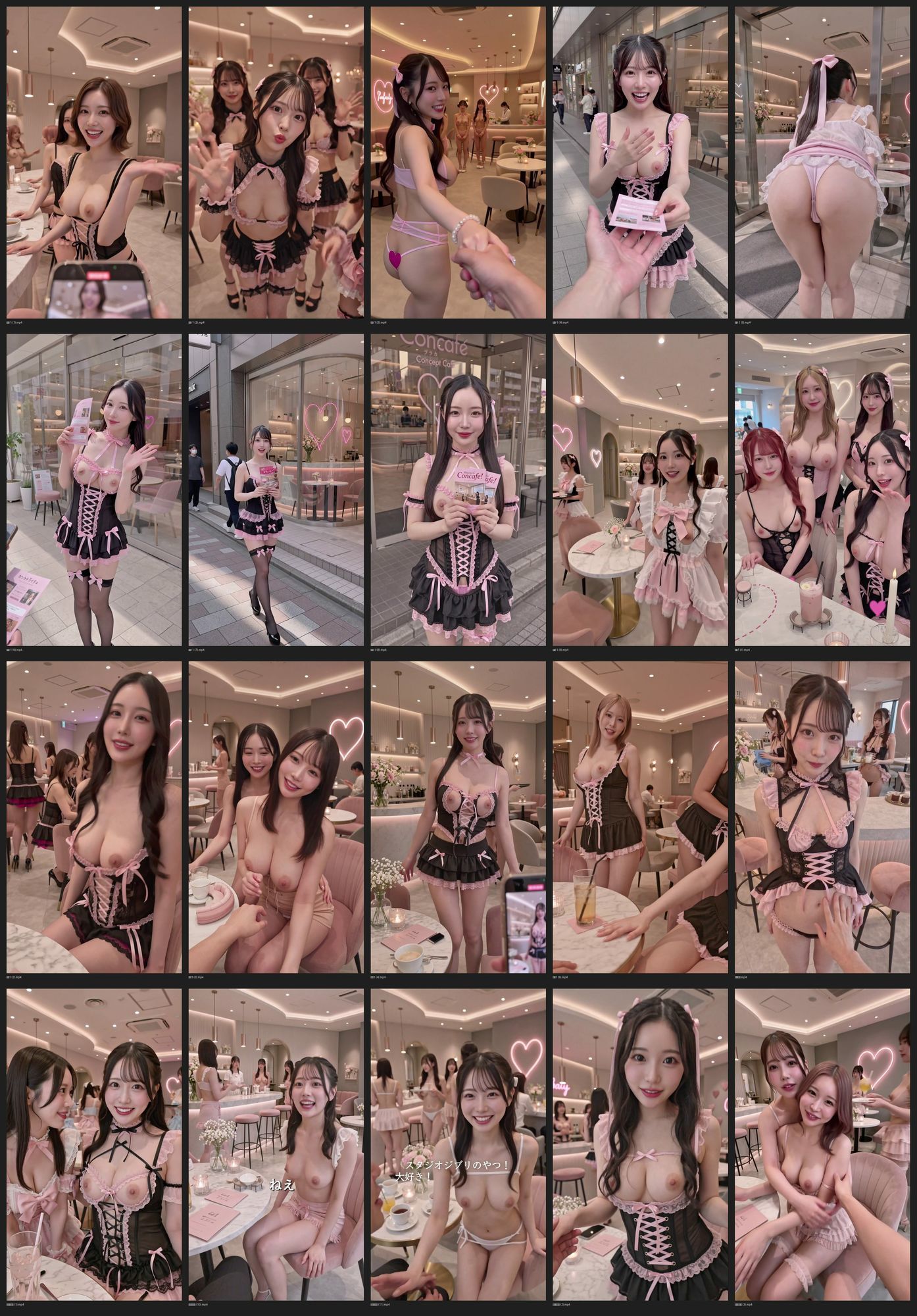 おっぱいコンカフェ【ππ】 サンプル1ページ目