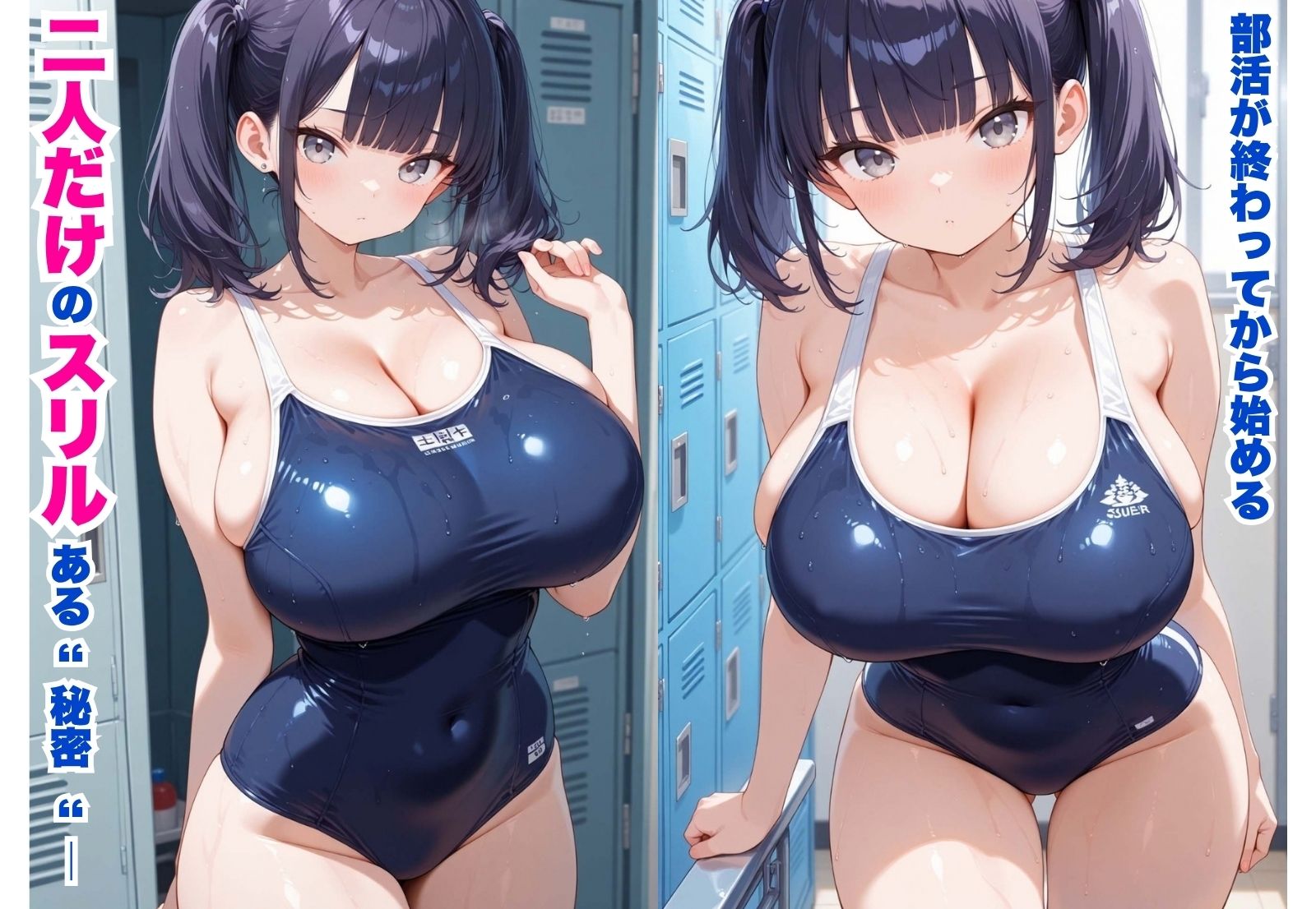 女子校生 -生ハメ快楽堕ち- No.3 スクール水着姿のむちむち爆乳女の子と背徳えっちが止まらない【CG500枚】 サンプル1ページ目