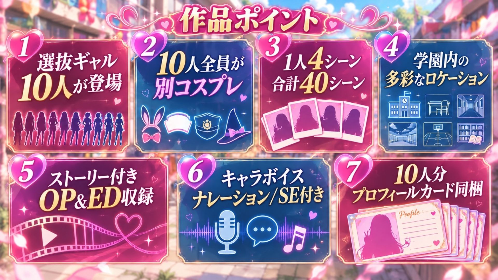 【4K高画質】学園祭で選抜されたギャル10人を全員別コスプレで堪能！濃厚中出しセックス10連発！ サンプル7ページ目