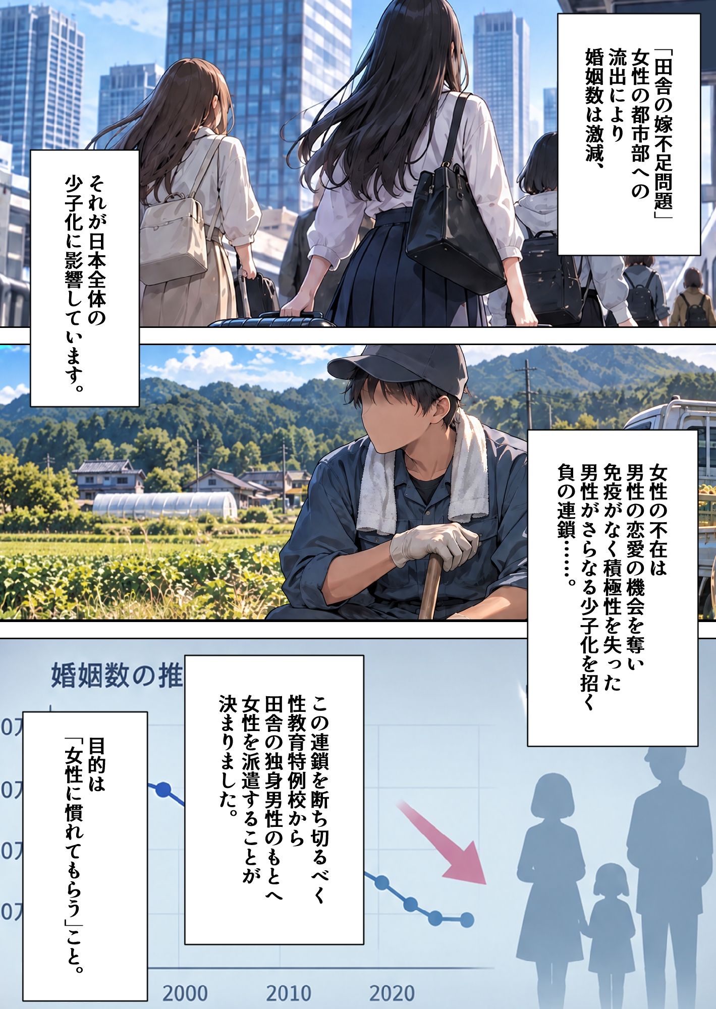 性教育学園X やりまくり！SEXボランティア編4 vol.66【セリフ入有】 サンプル1ページ目