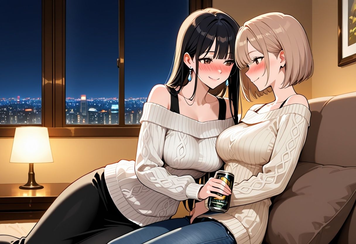 はじめての宅飲み 〜20歳になった夜、親友と一線を越えた〜 サンプル1ページ目