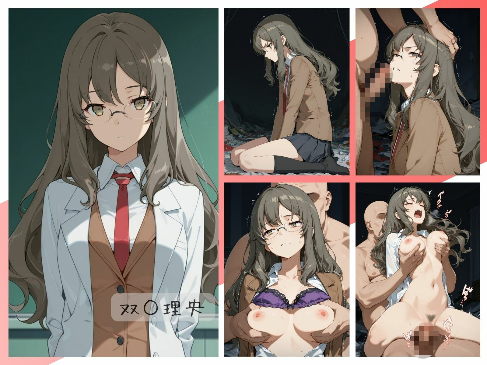 青ブタ女子わからせまとめ サンプル5ページ目