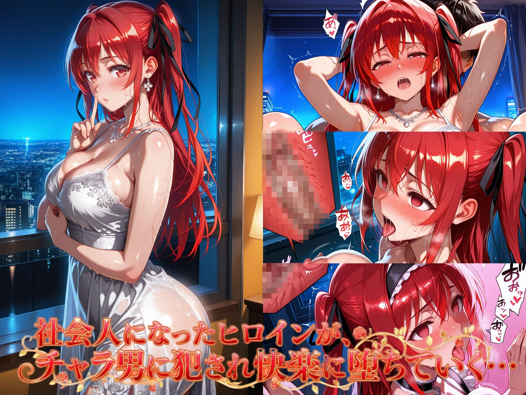 純粋だった彼女の変わり果てた姿 成〇澪編 サンプル2ページ目