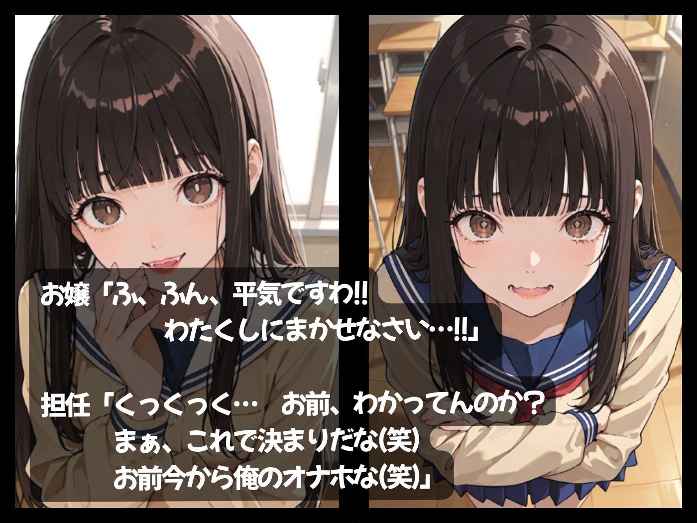箱入りセレブな俺の彼女が担任教師のオナホになった件 サンプル5ページ目