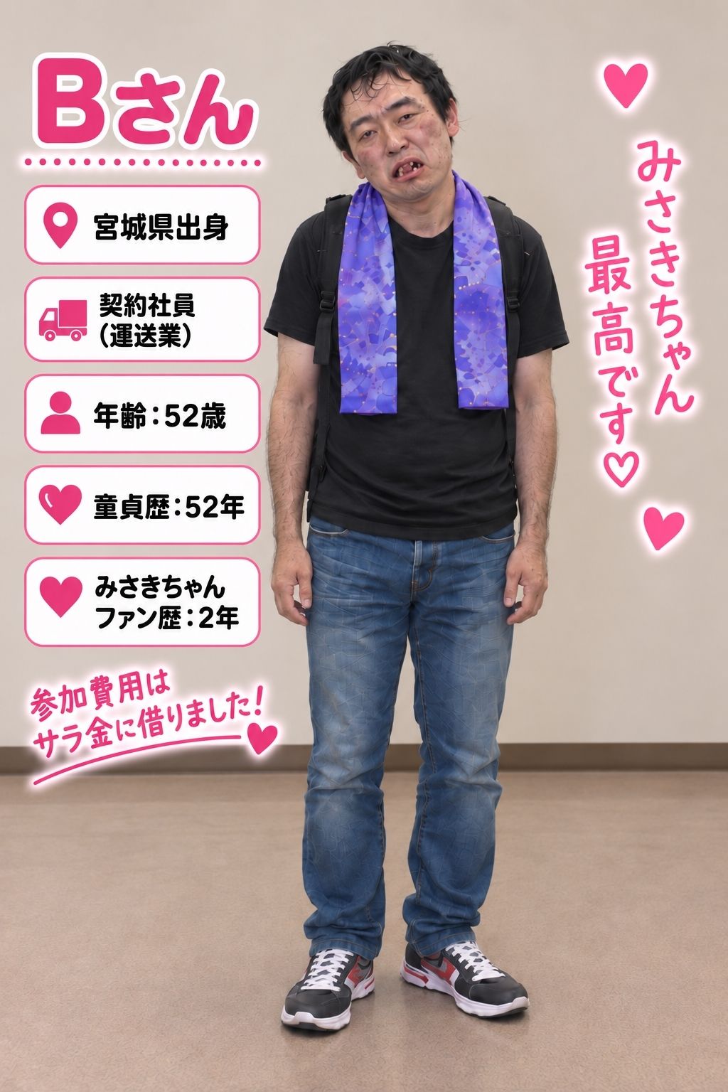 【生成AI動画】ドキッ！キモ小男だらけの爆乳グラドルファン感謝祭！ サンプル4ページ目