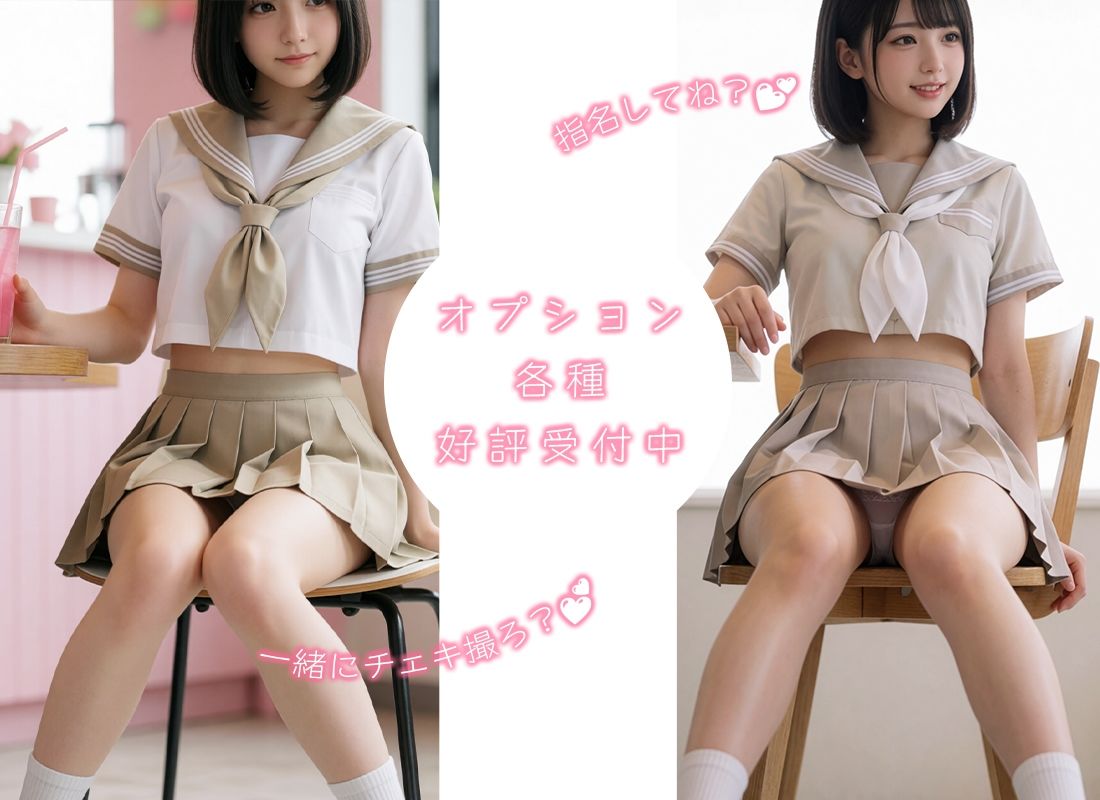 コンカフェの女の子 サンプル3ページ目