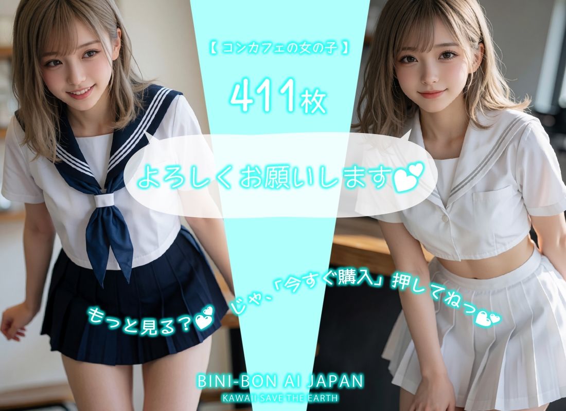 コンカフェの女の子 サンプル6ページ目