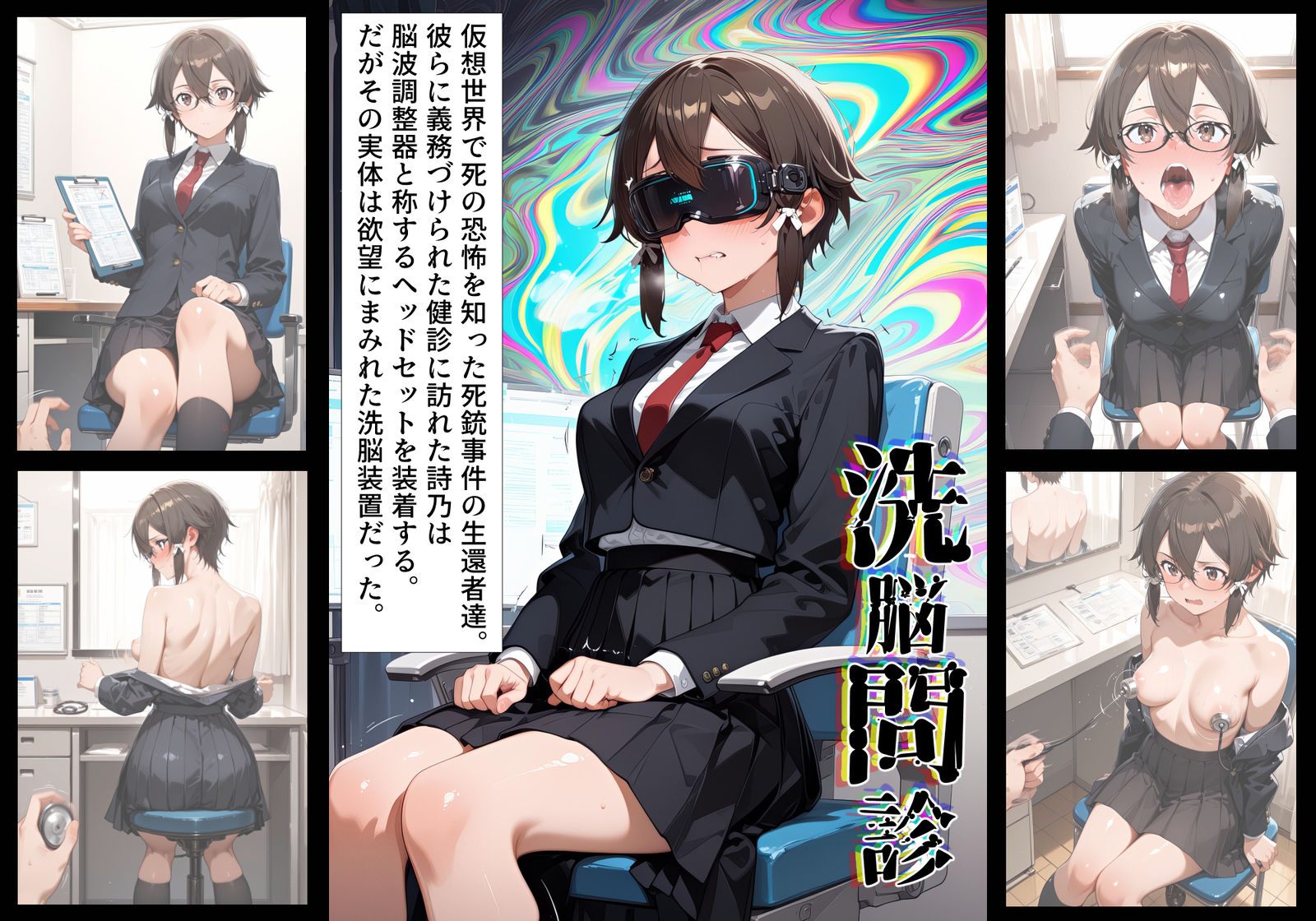 【アスナ3P特典同梱】洗脳健診カルテ 〜朝〇詩乃 編〜 サンプル3ページ目