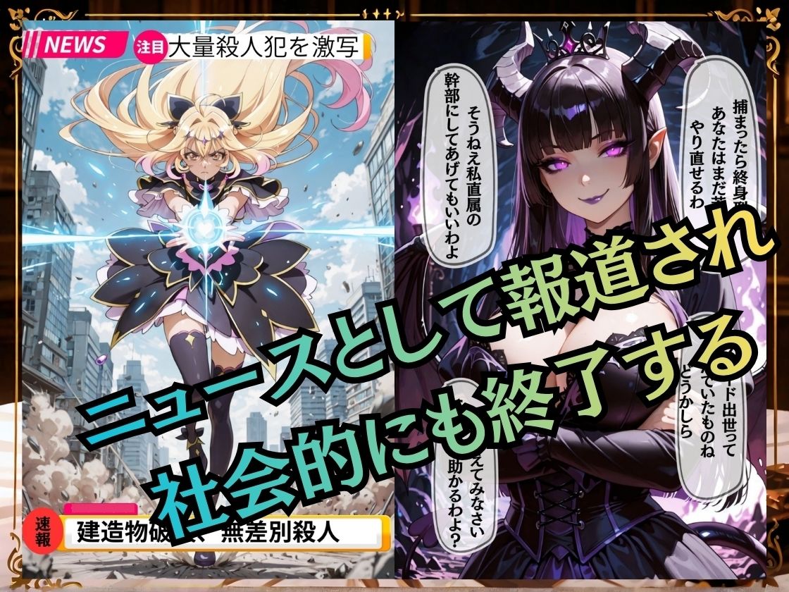 【セリフ付き235枚】妖魔に敗北 〜キュアアルカナシャドウ、配下への道〜 サンプル7ページ目