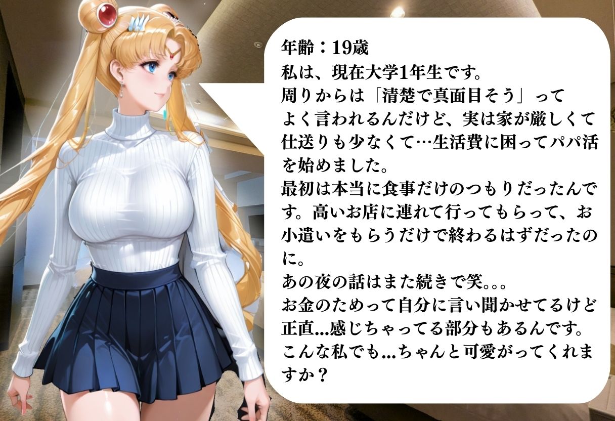 世間知らずな純粋美少女の秘密のパパ活〜何度イッても終わらない理解らせ成敗〜 サンプル1ページ目