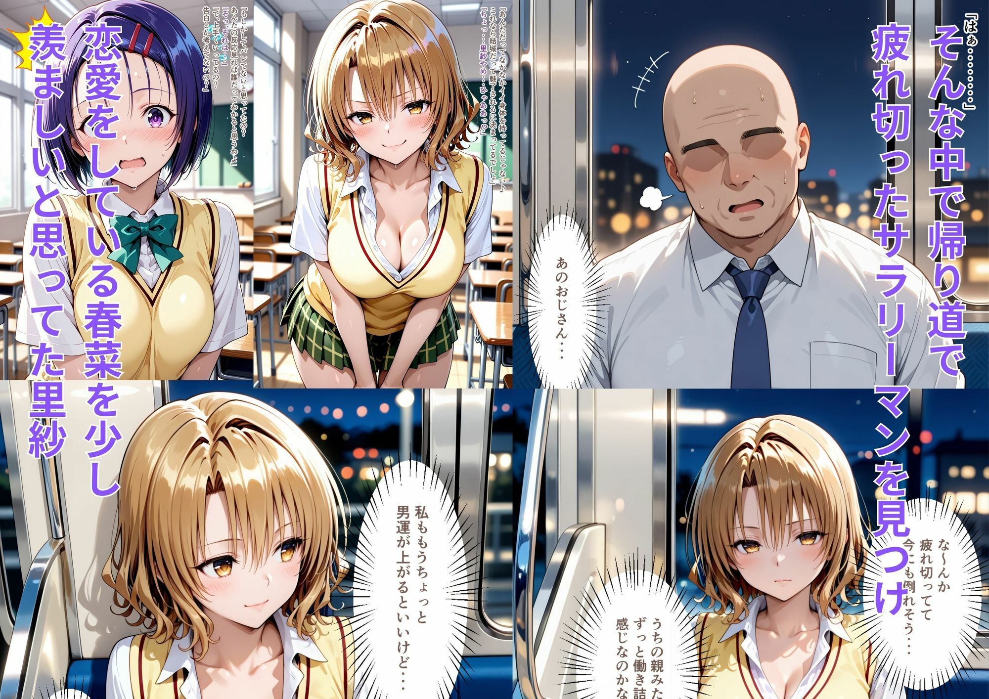 パンツを見せただけなのに サンプル1ページ目