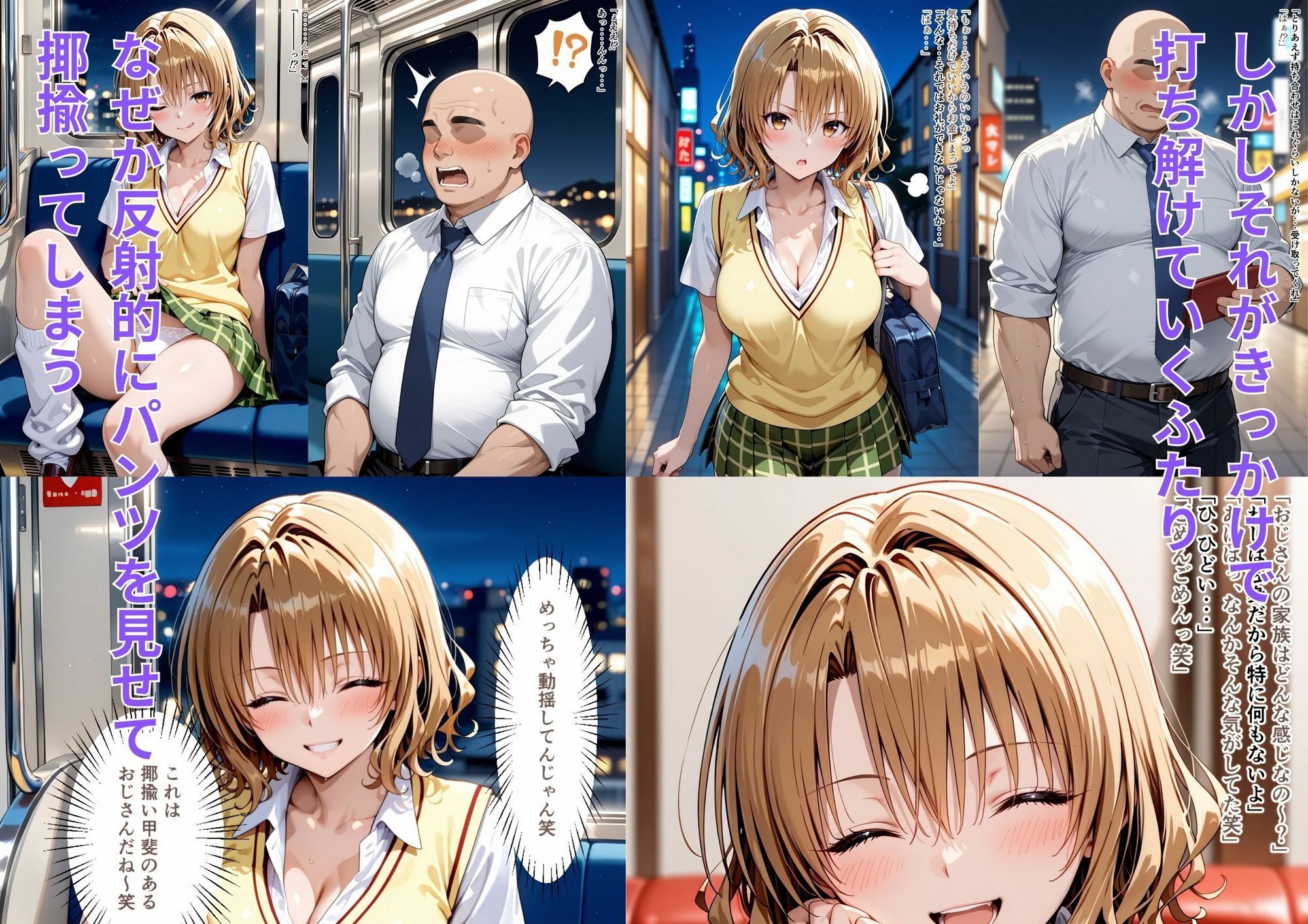 パンツを見せただけなのに サンプル2ページ目