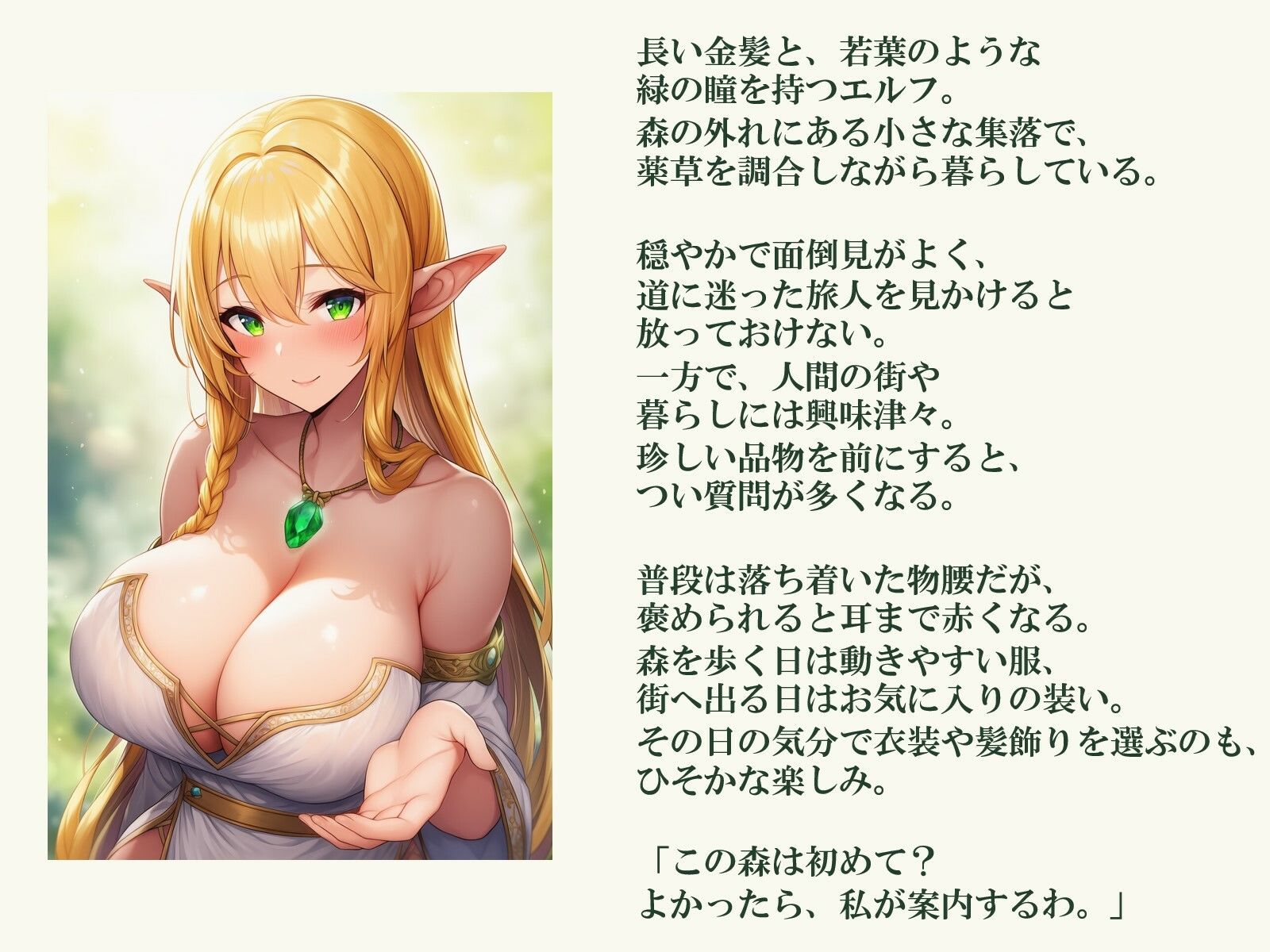 エルフと犯れる森 Vol.1 サンプル2ページ目