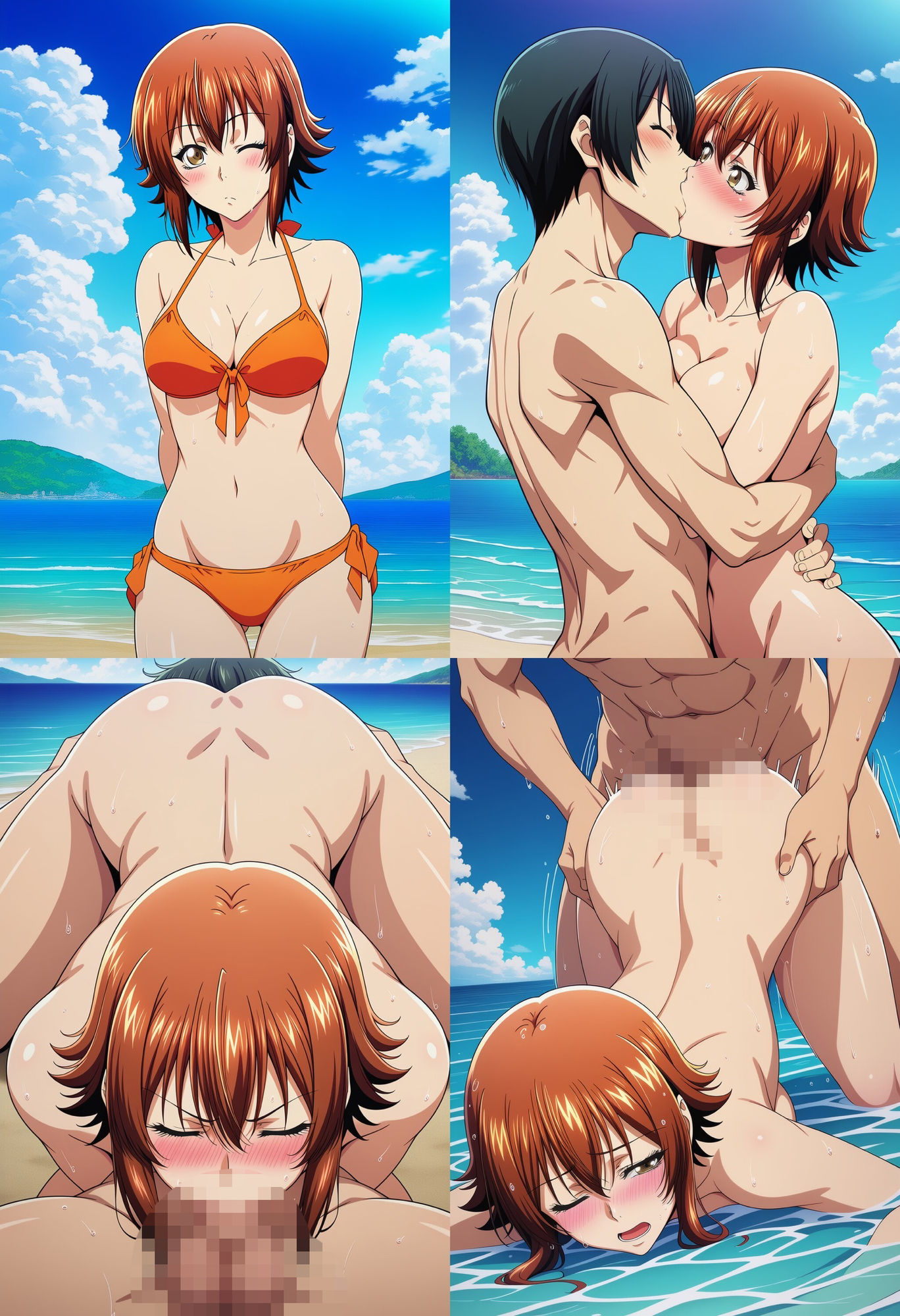 めちゃラブセックス （ぐら〇ぶる編） サンプル1ページ目